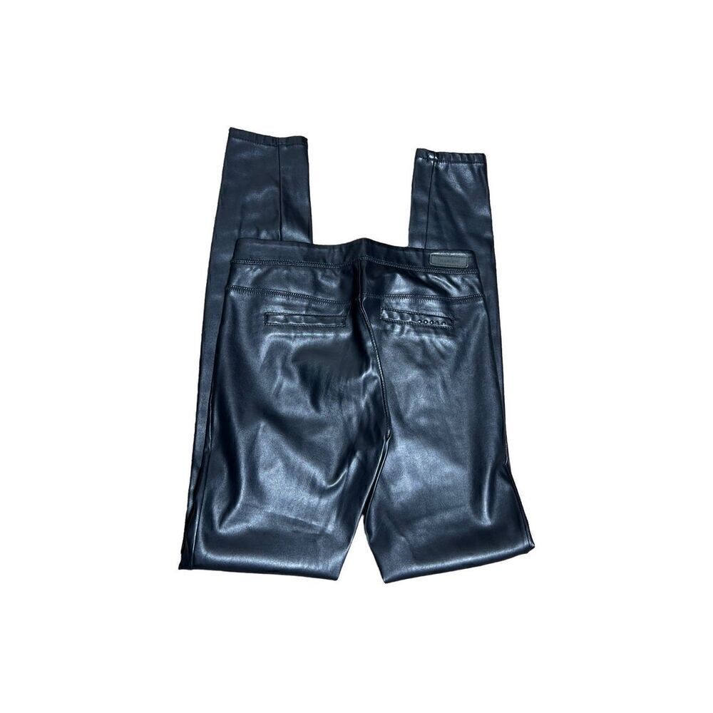 BLANKNYC Black Vegan Leather Leggings Size 25